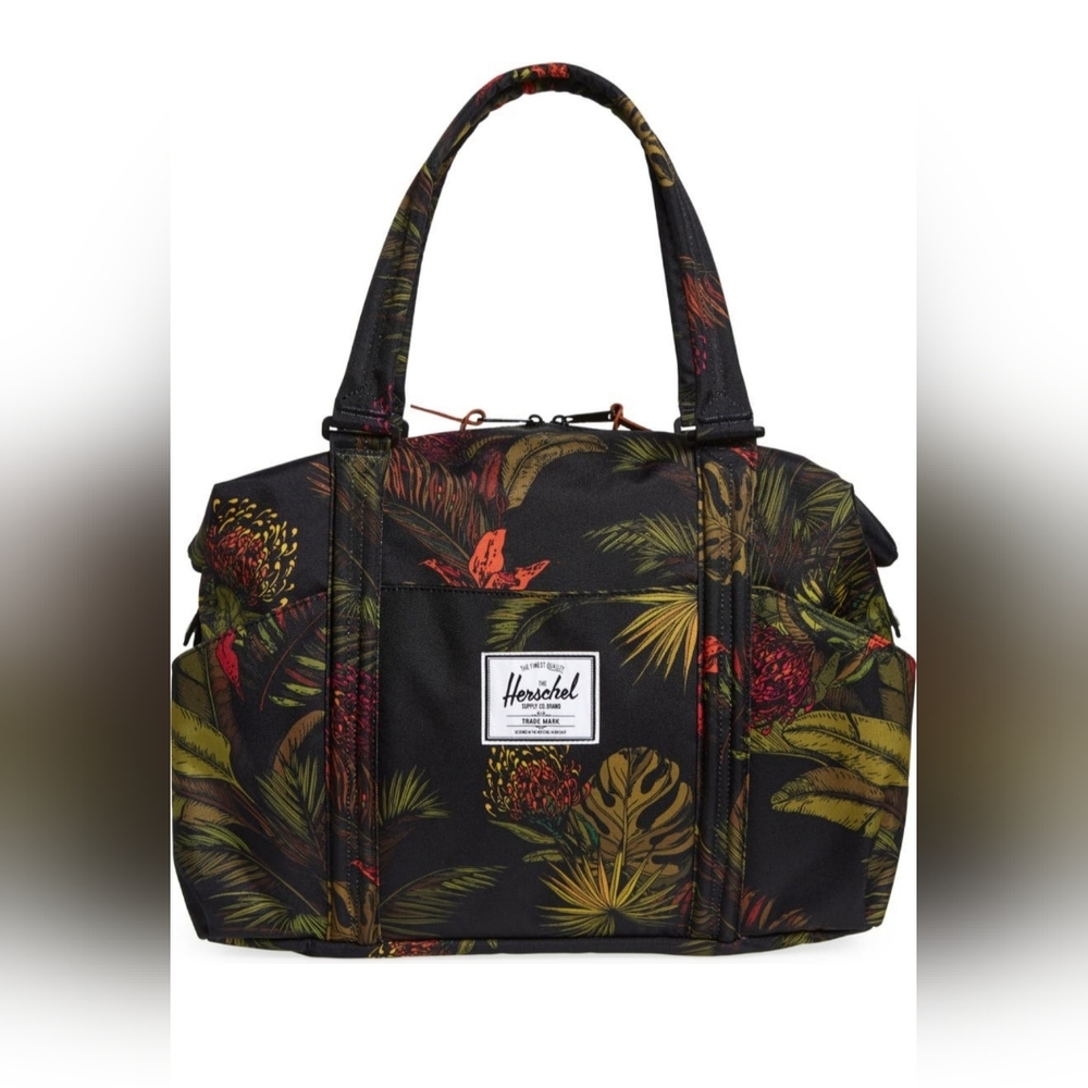 Herschel Supply Company Black Tropical Tote Bag